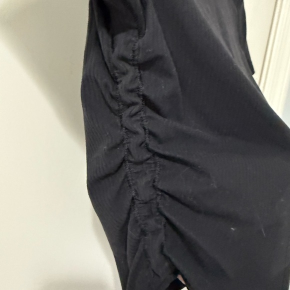 Lululemon All It Takes Ribbed Nulu Tshirt- black - Picture 2 of 3